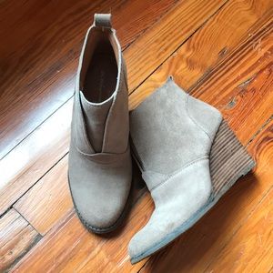 Suede booties